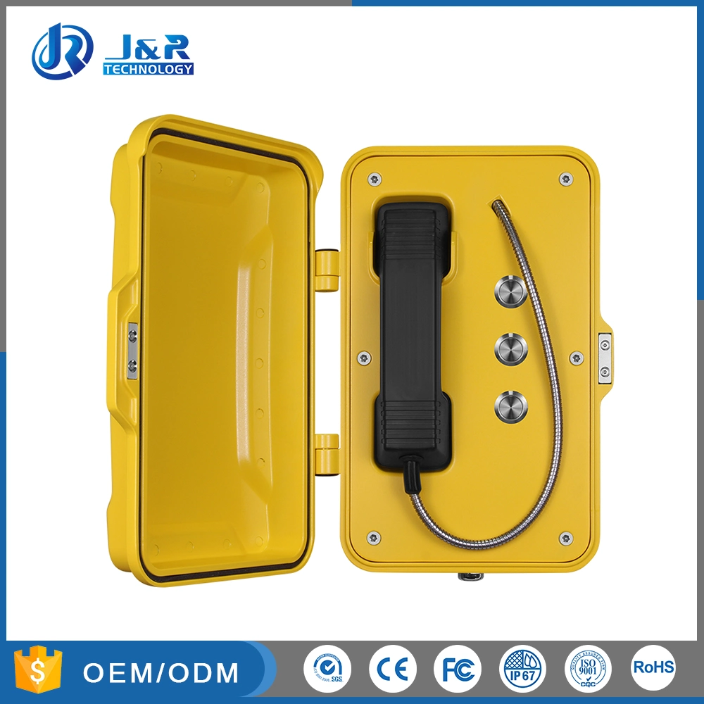 China Industry IP68 Waterproof Rugged Wall Mount Outdoor Phone