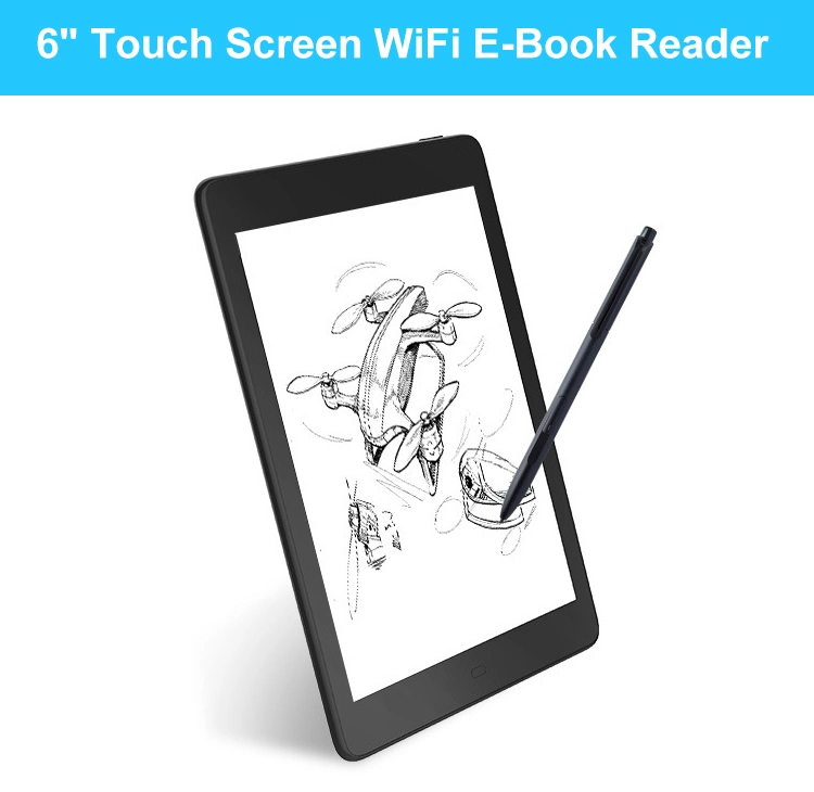Vtex Brand New Liseuse Ebook 6 Inch Optional WiFi Bt Ebook Reader 10 Inches 32GB Quad Core A4 Ebook Reader